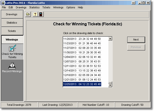 Lotto Pro Lottery Software - Lotto Pro